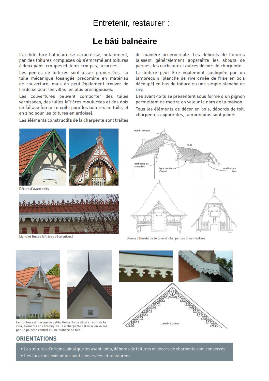 ENTRETENIR RESTAURER LES VILLAS MAISONS BALNEAIRES CHATELAILLON PLAGE LA ROCHELLE CHARENTE MARITIME suite