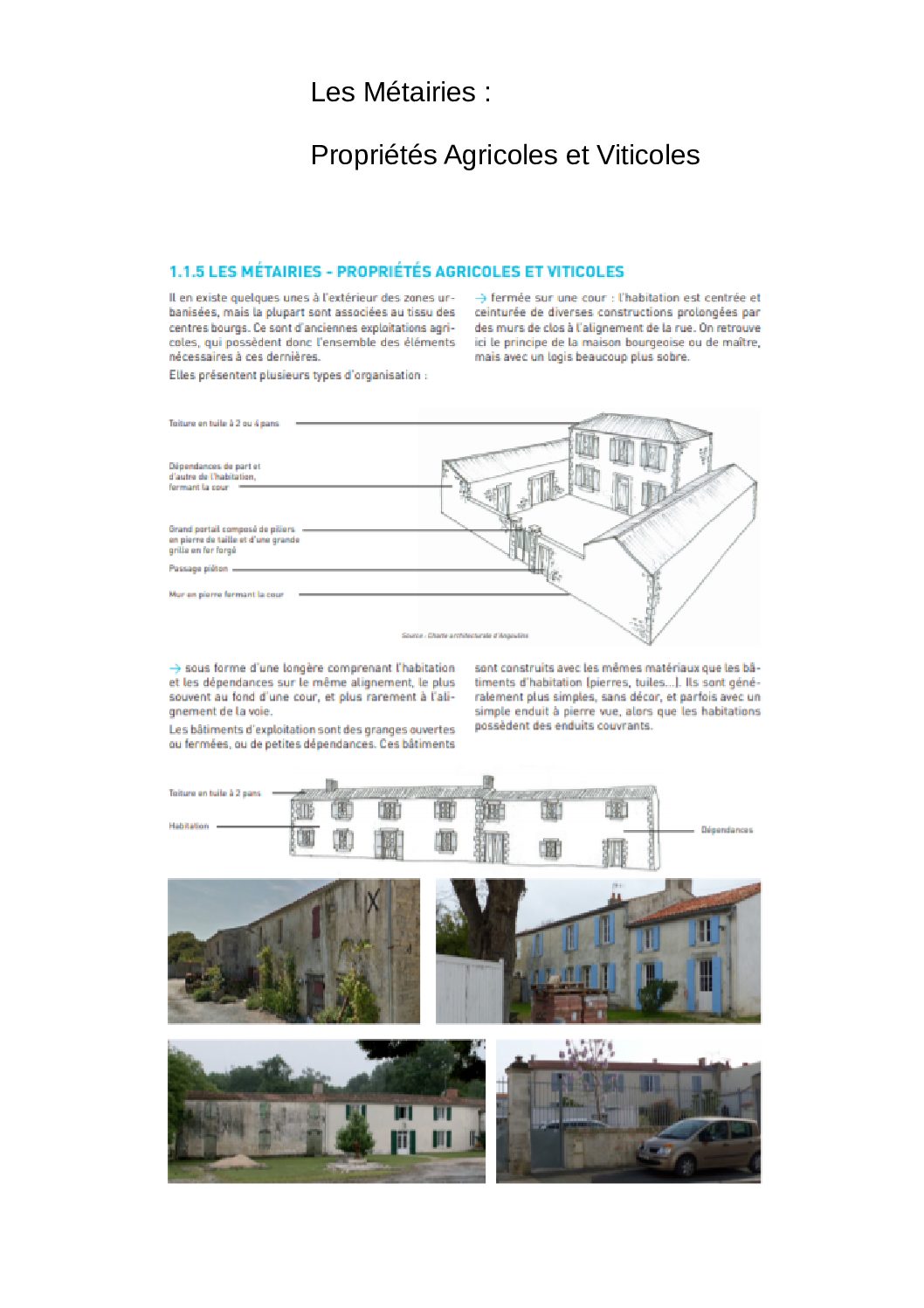Propriétés Agricoles Viticicoles Métairies Charente Maritime la Rochelle Chtaleaillon Plage